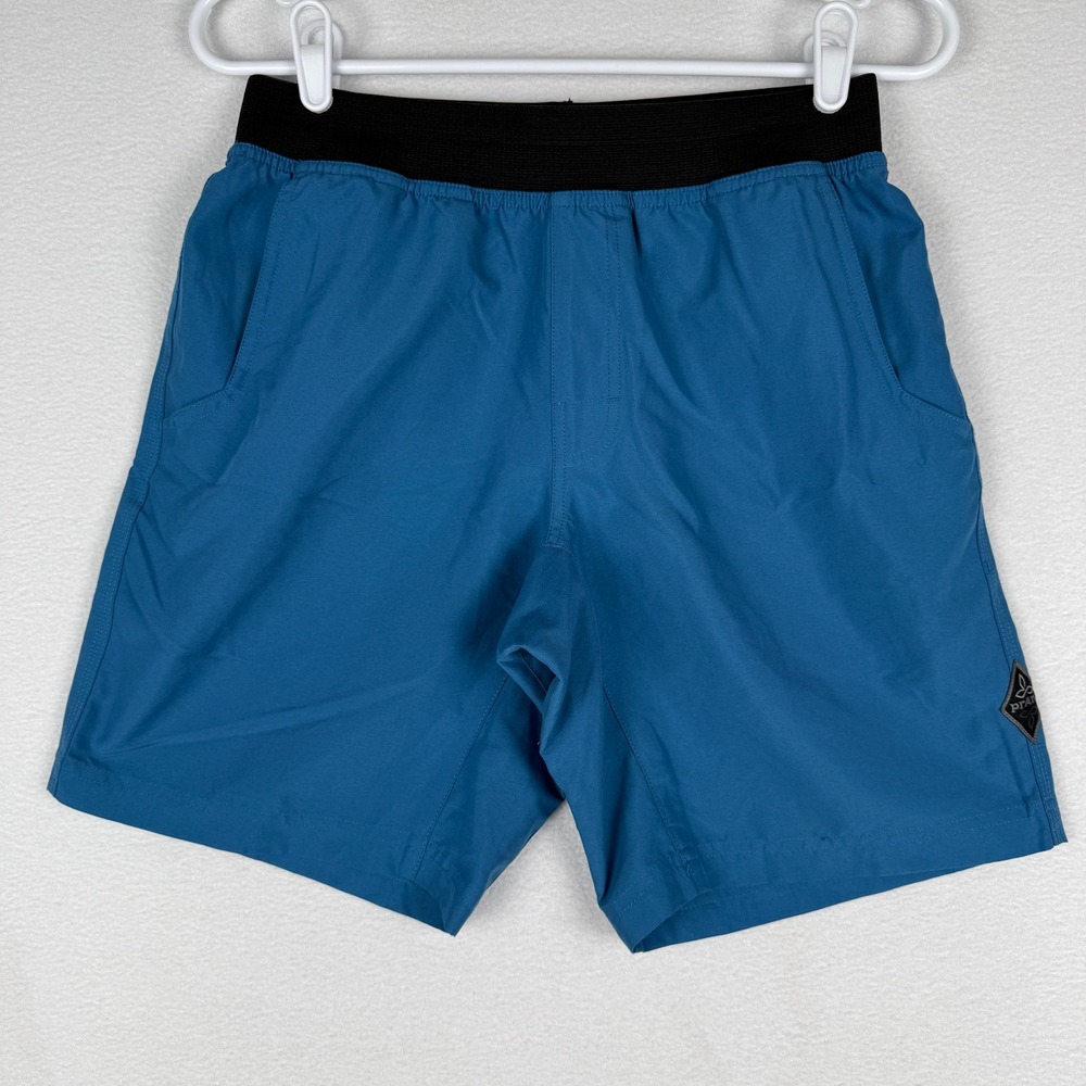 Prana Mojo Shorts Mens XS Blue Lightweight Athletic Hiking Gorpcore 1963761